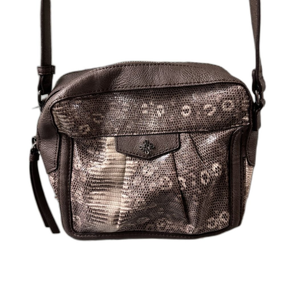 Simply Vera Vera‎ Wang snakeskin Crossbody purse